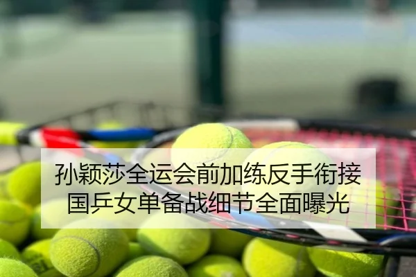 孙颖莎全运会前加练反手衔接 国乒女单备战细节全面曝光